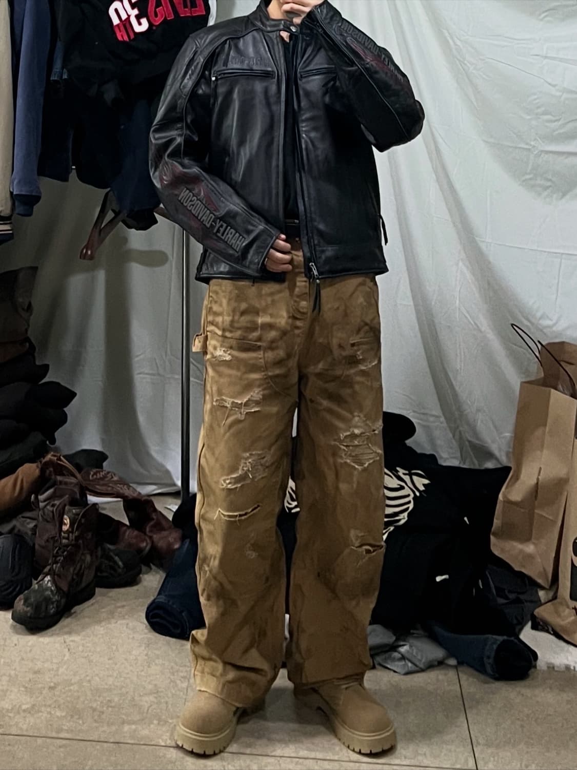 할리데이비슨 라이더자켓 가죽자켓 상품이미지6