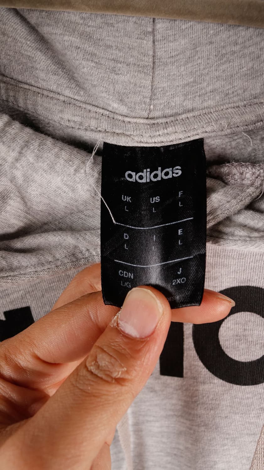 아디다스 빅로고 삼선 후드티 상품이미지2