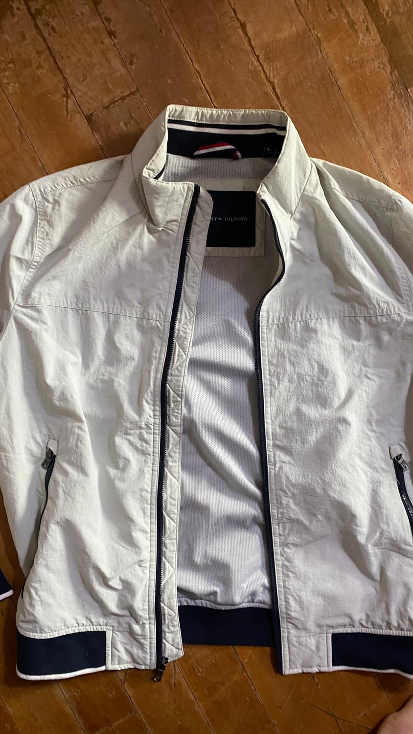 타미힐피거 라이트 그레이 남성 바람막이 M ( 100 ) 상품이미지1