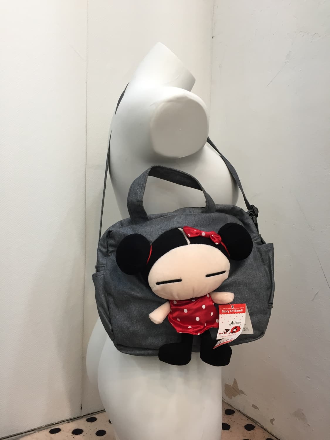 뿌까 입체 인형 가방 상품이미지1