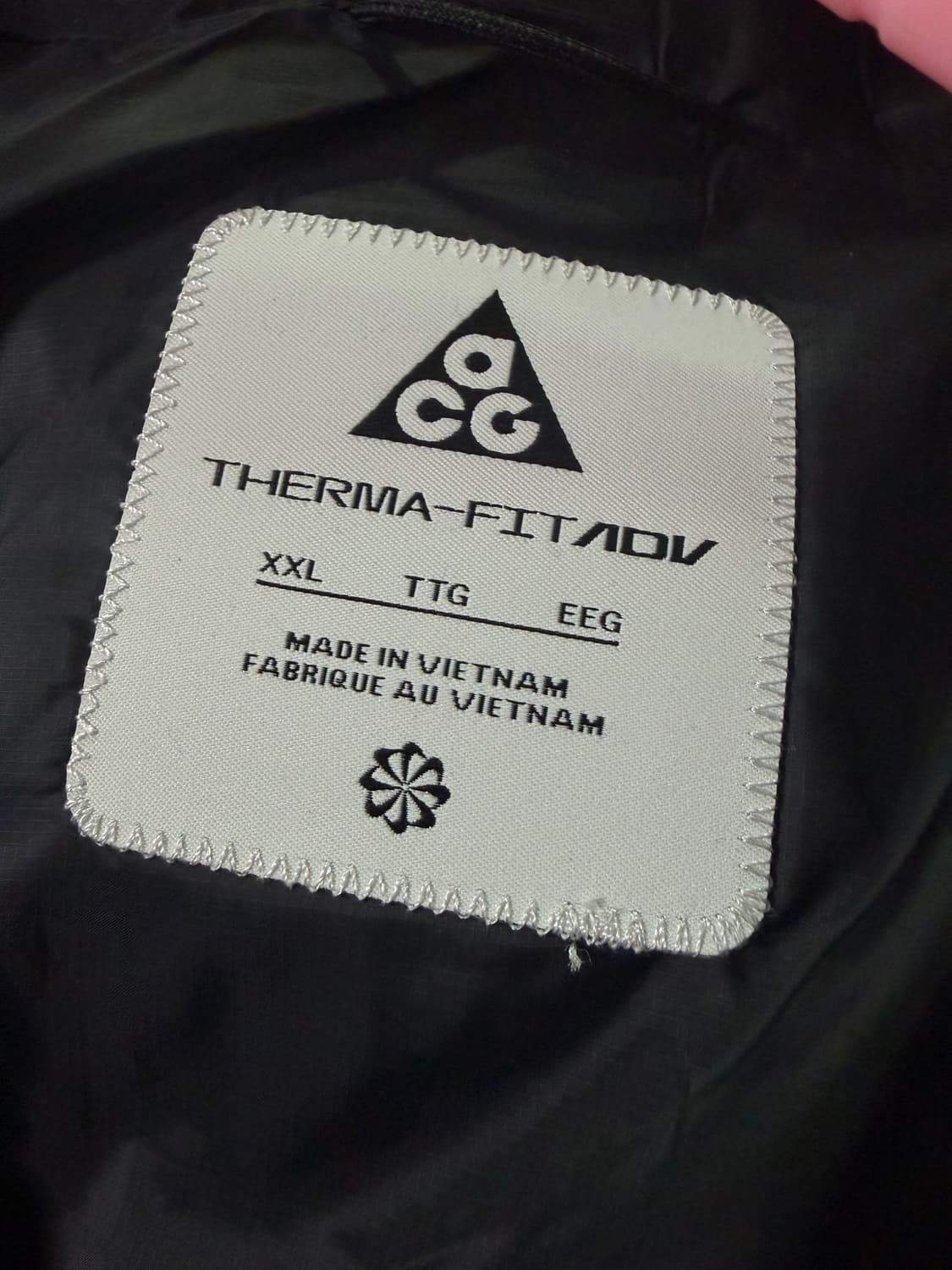 나이키 ACG 써마핏 ADV 루나레이크 루즈후드 자켓 블랙 화이트 아시아 상품이미지3