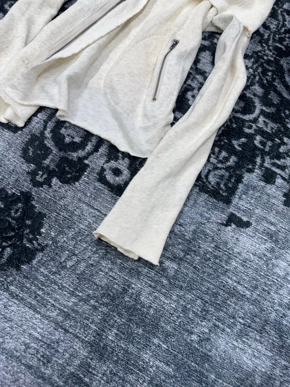 Unknown asymmetric rider sweat zip up 상품이미지5