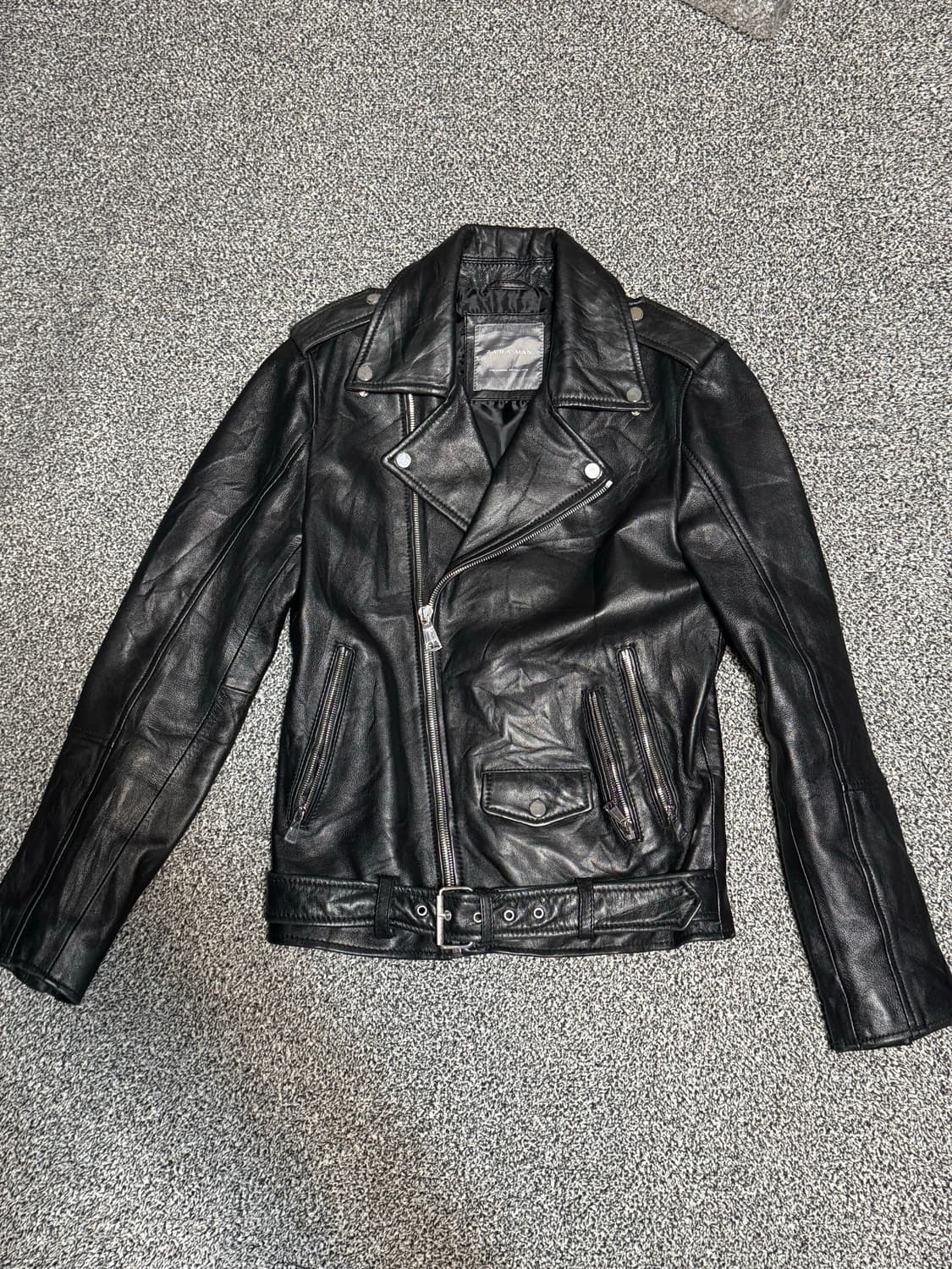 자라 라이더 레더자켓 상품이미지1