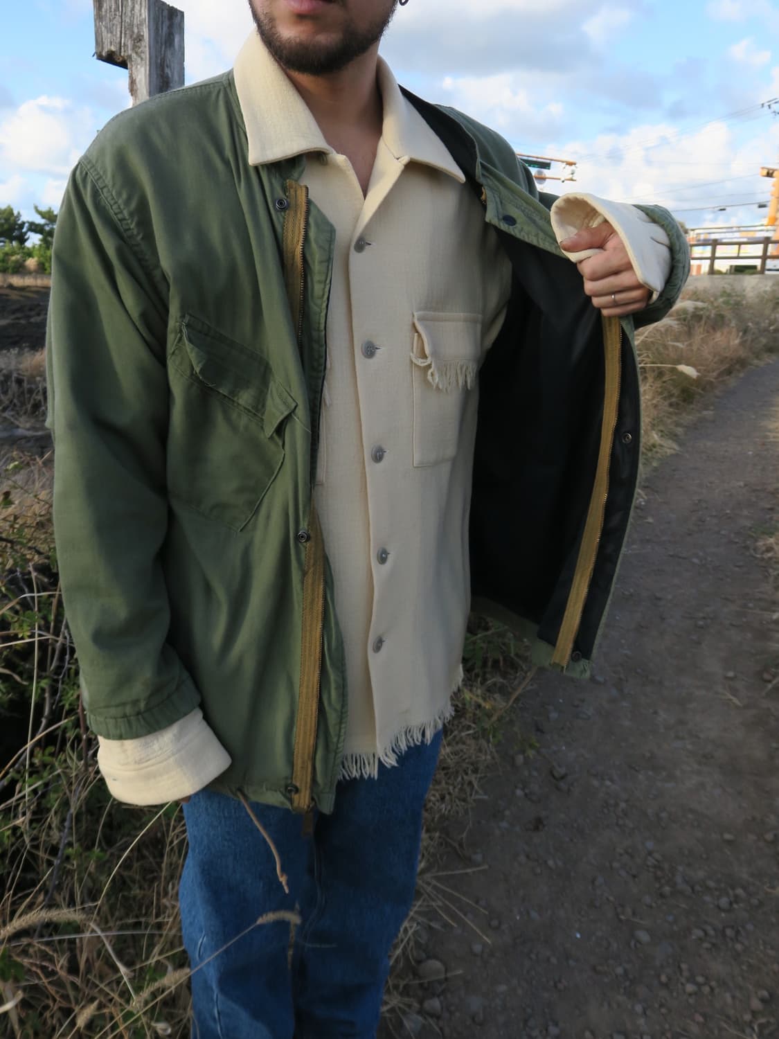 M65 밀리터리 피쉬테일 자켓 (일본 바잉제품) 상품이미지3