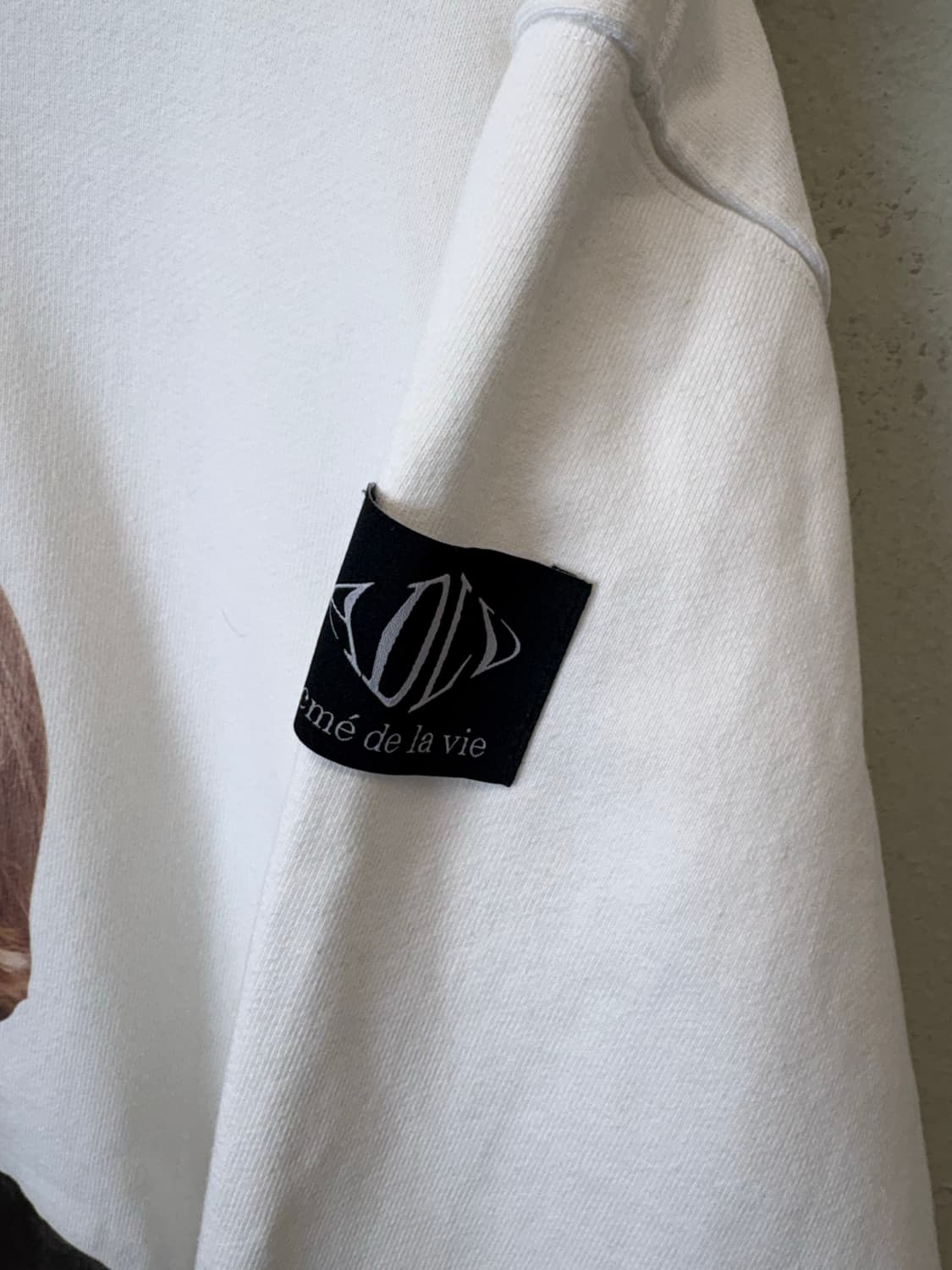 아크메드라비 프린팅 화이트 후드티 상품이미지7