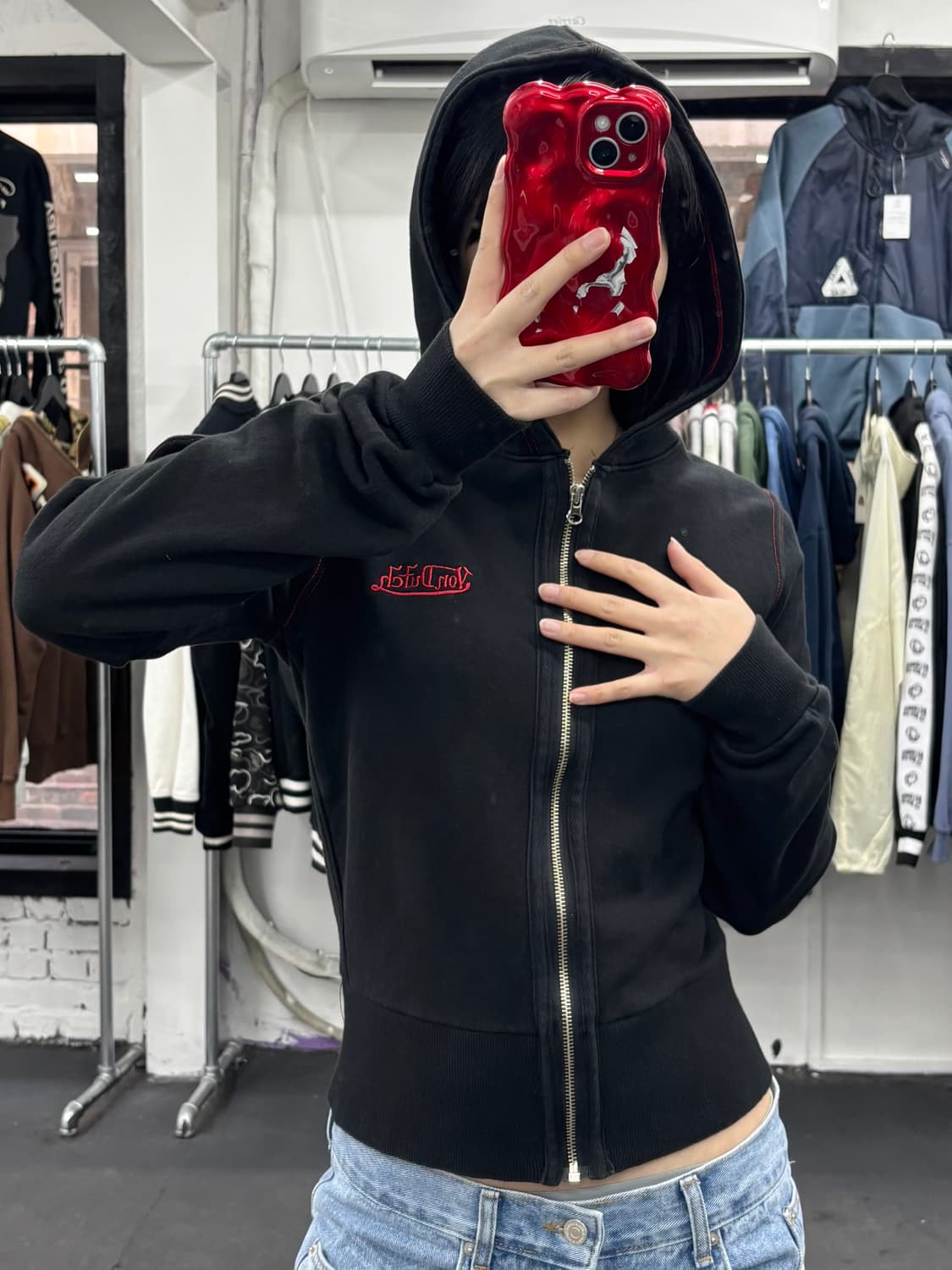 본더치 사이드 포켓 후드집업 상품이미지4