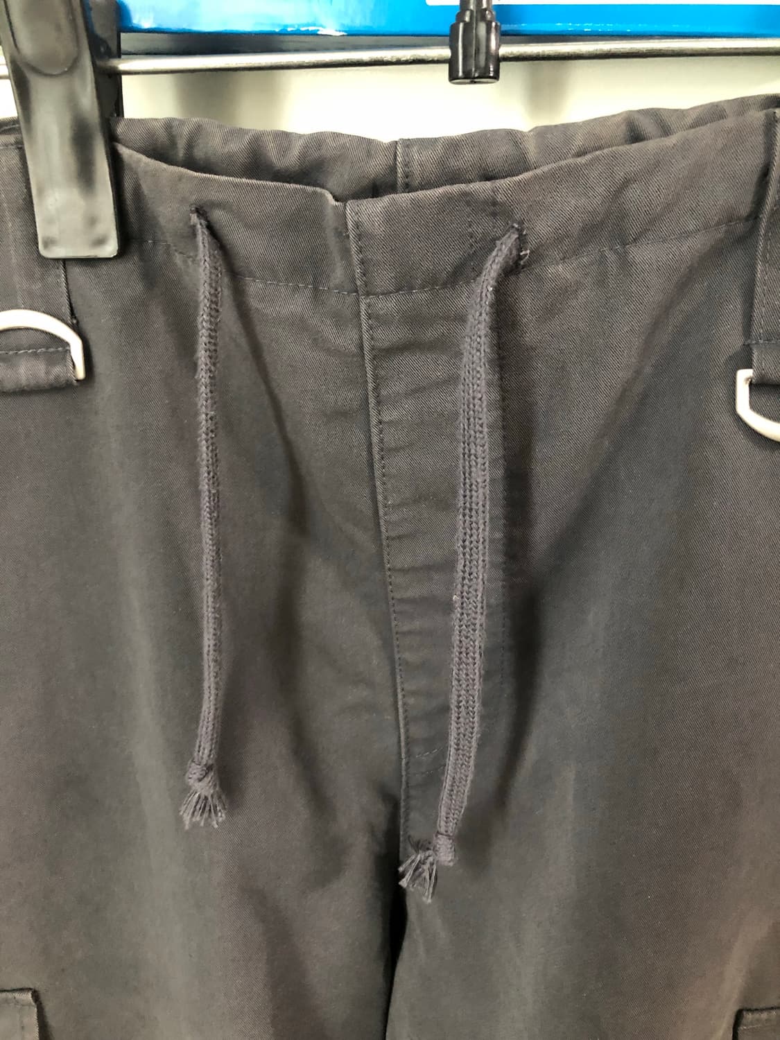 Utility flap button cargo Pants 차콜 블루 상품이미지5