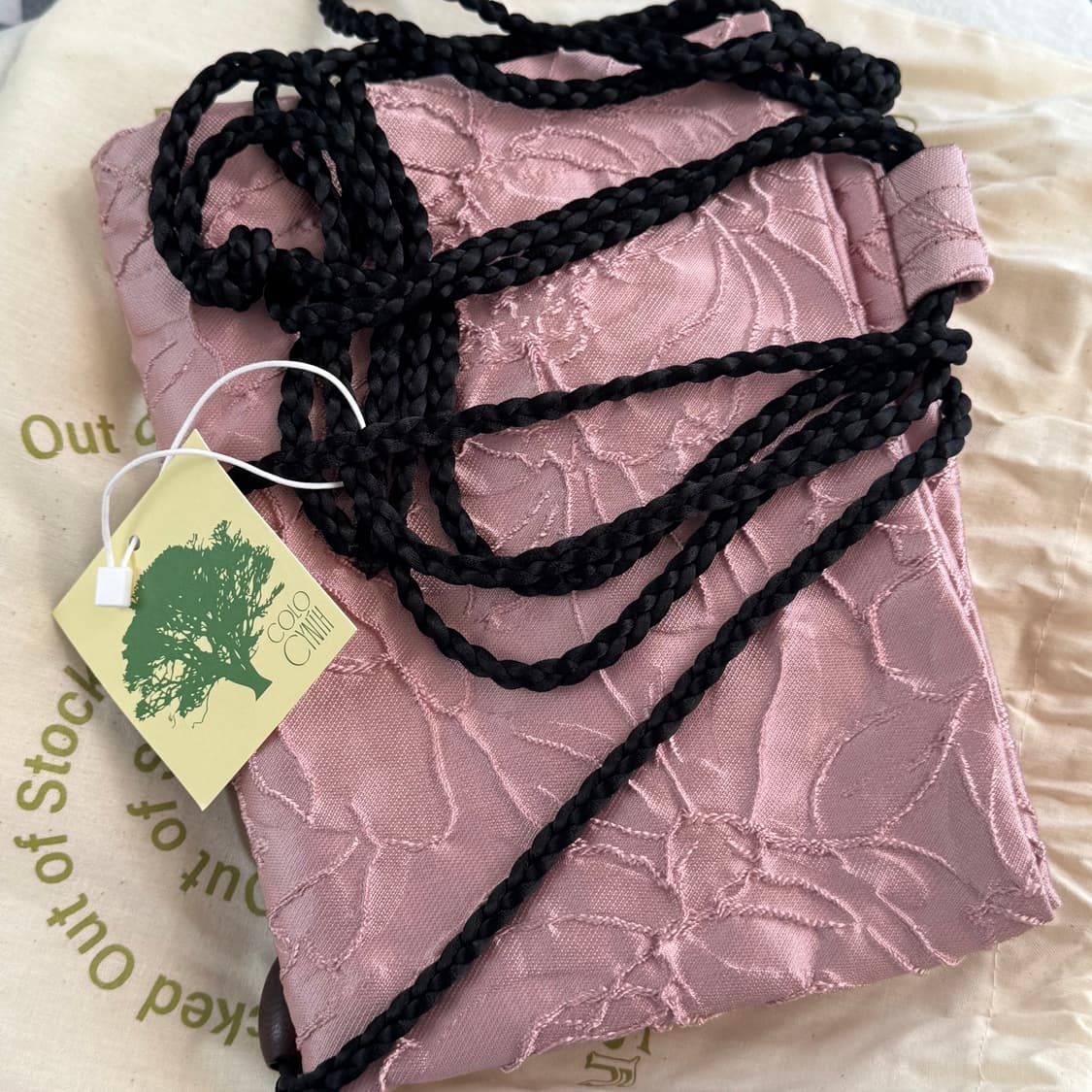 콜로신스 Ebony Tree Bag Jaquard Rosy 자카드 가방 상품이미지3