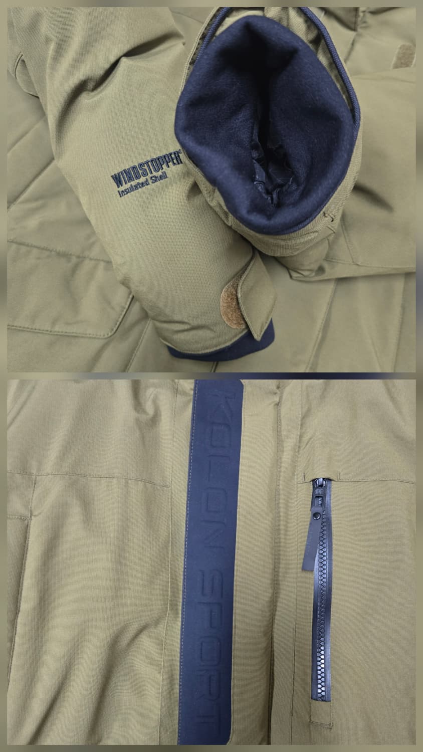 코오롱스포츠 안타티카 구스다운 패딩 점퍼 상품이미지4