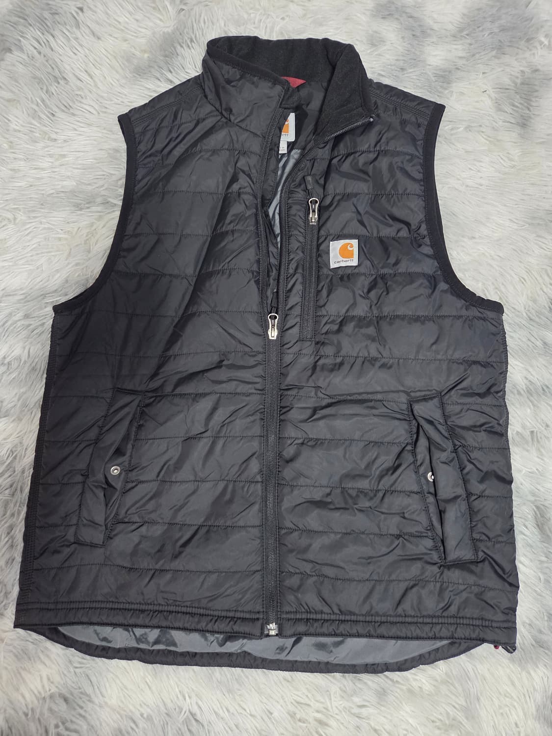 Carhartt 칼하트 블랙컬러 경량 베스트 집업 상품이미지1