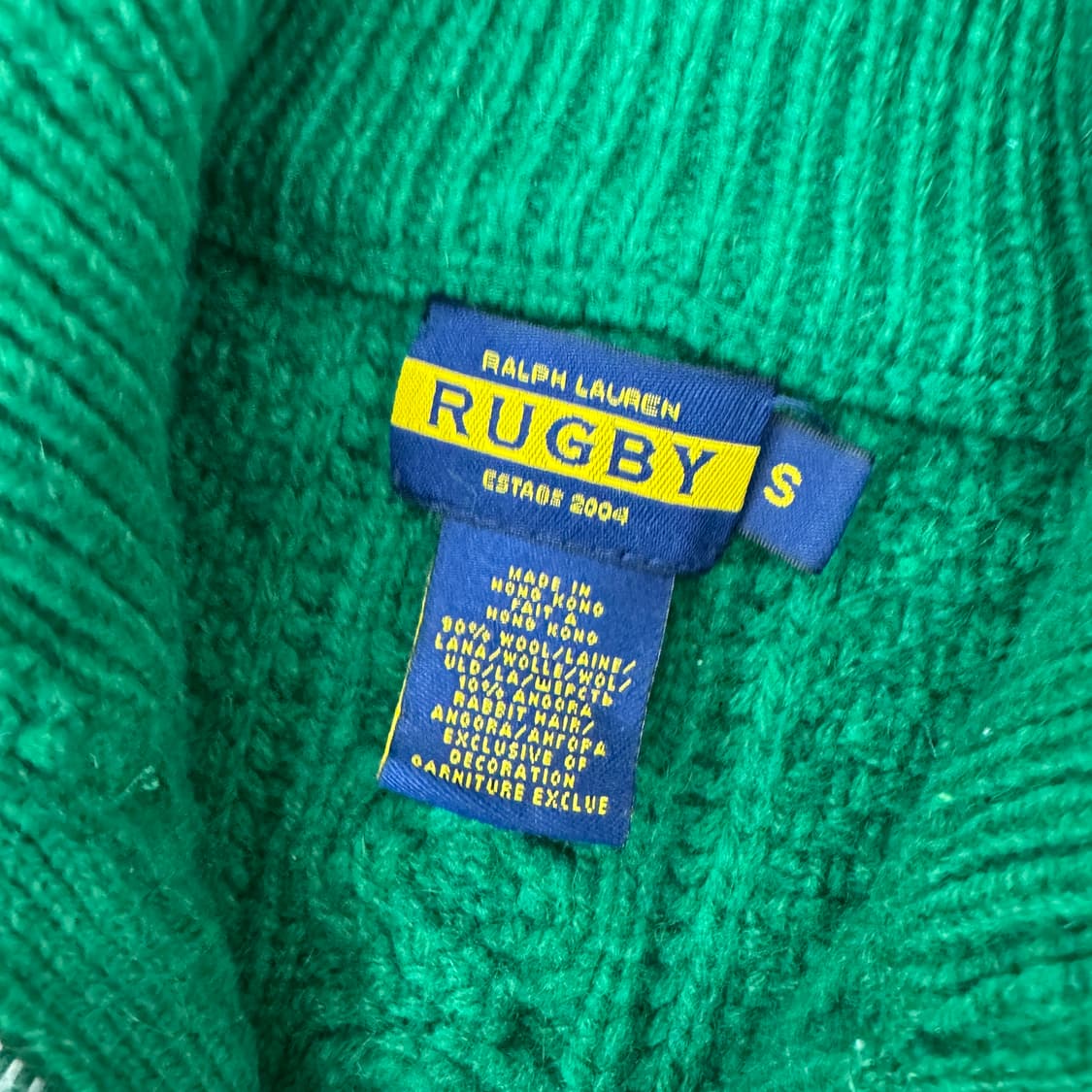 여성용 S 폴로 랄프로렌 럭비 케이블 투웨이 니트 집업  상품이미지6