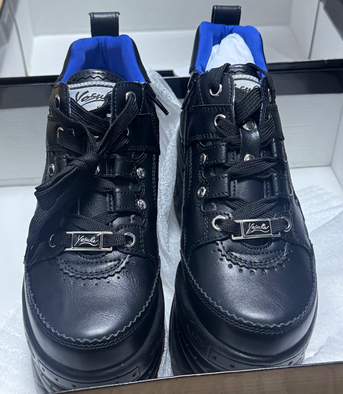 요스케 통굽 블랙 9cm 235 (새제품) 상품이미지2