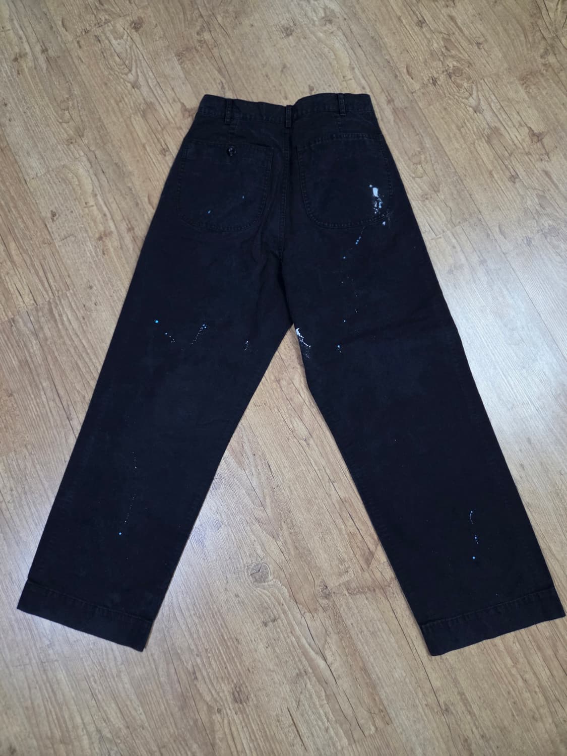 브라운야드 25fw 페인티드 팬츠 블랙3사이즈 상품이미지2