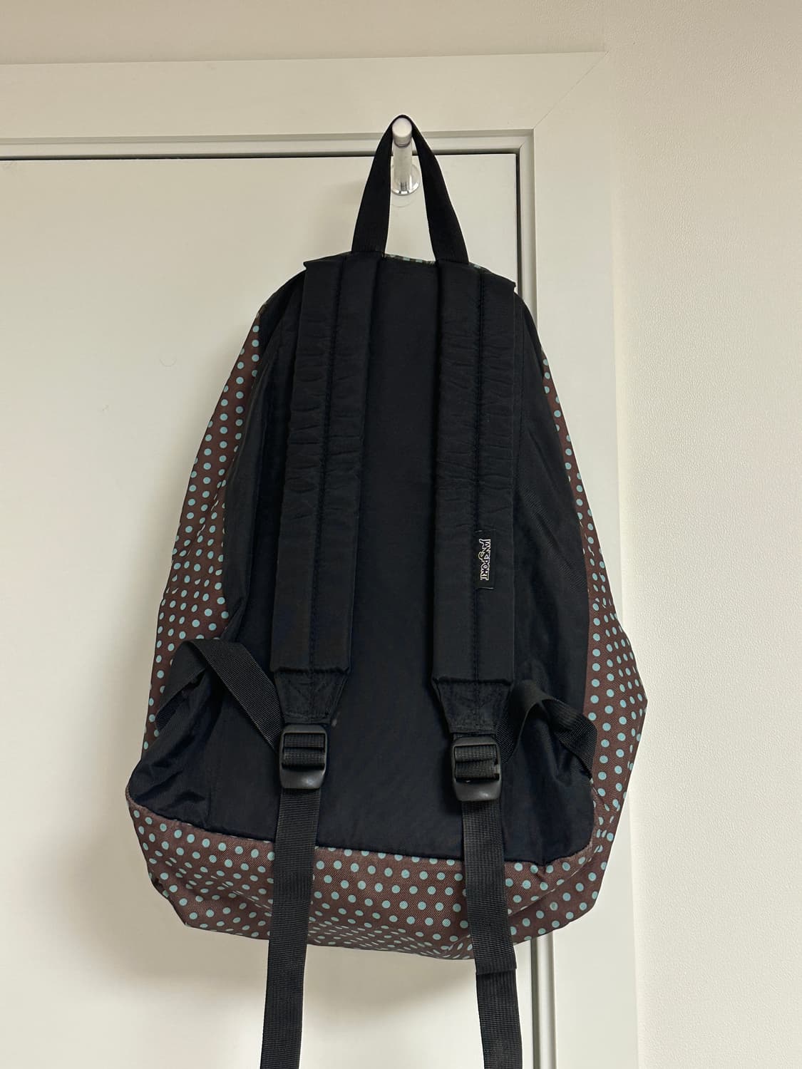 잔스포츠 브라운 민트 도트 땡땡이 백팩 상품이미지3