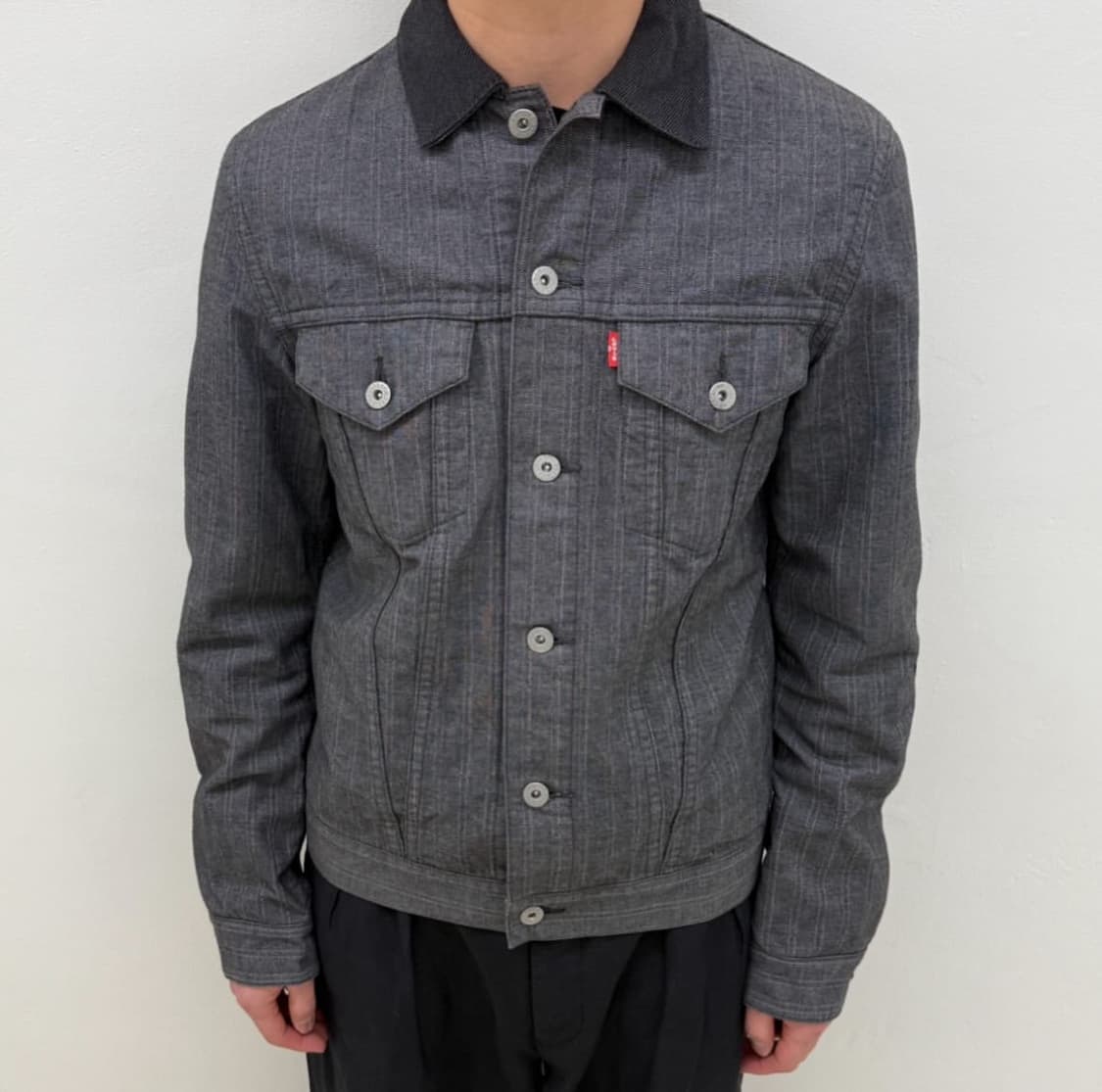 준야와타나베 x 리바이스 스트라이프 자켓 상품이미지1
