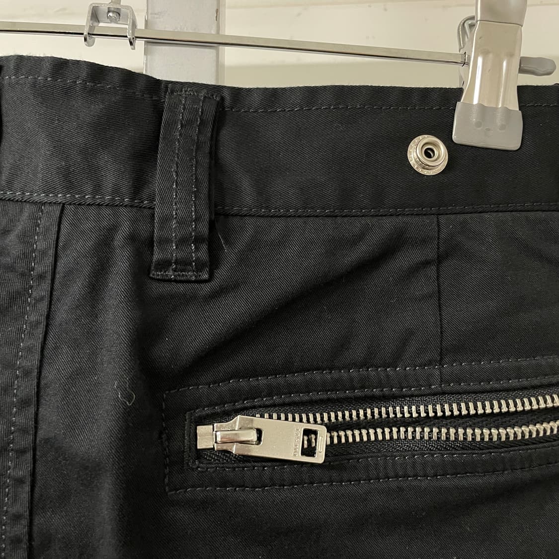 디젤 디테일 카고 팬츠 블랙 30 상품이미지4