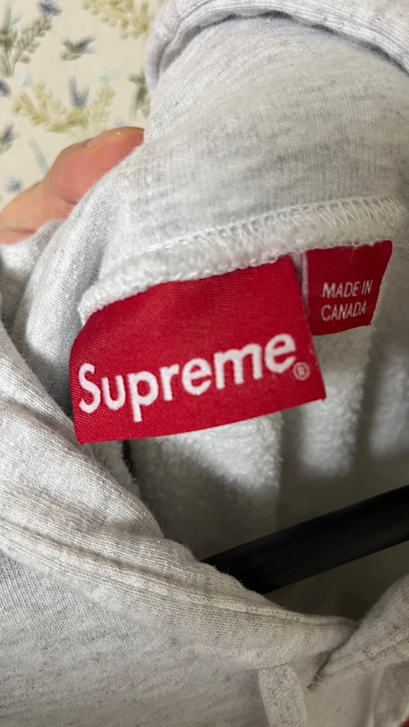 슈프림 x 트레셔 애쉬 그레이 후드티 상품이미지4