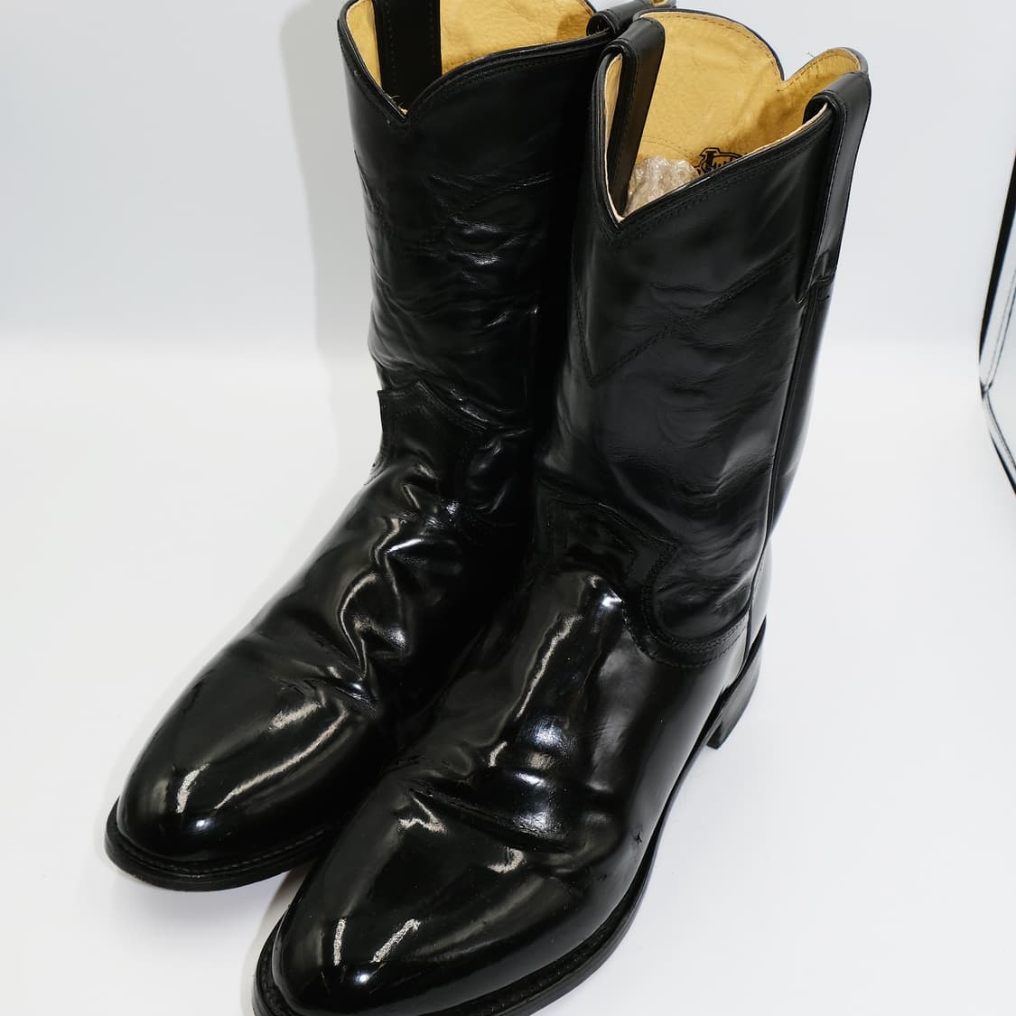 빈티지 저스틴 웨스턴 레더 부츠 9D(270)사이즈 BT27017 상품이미지5