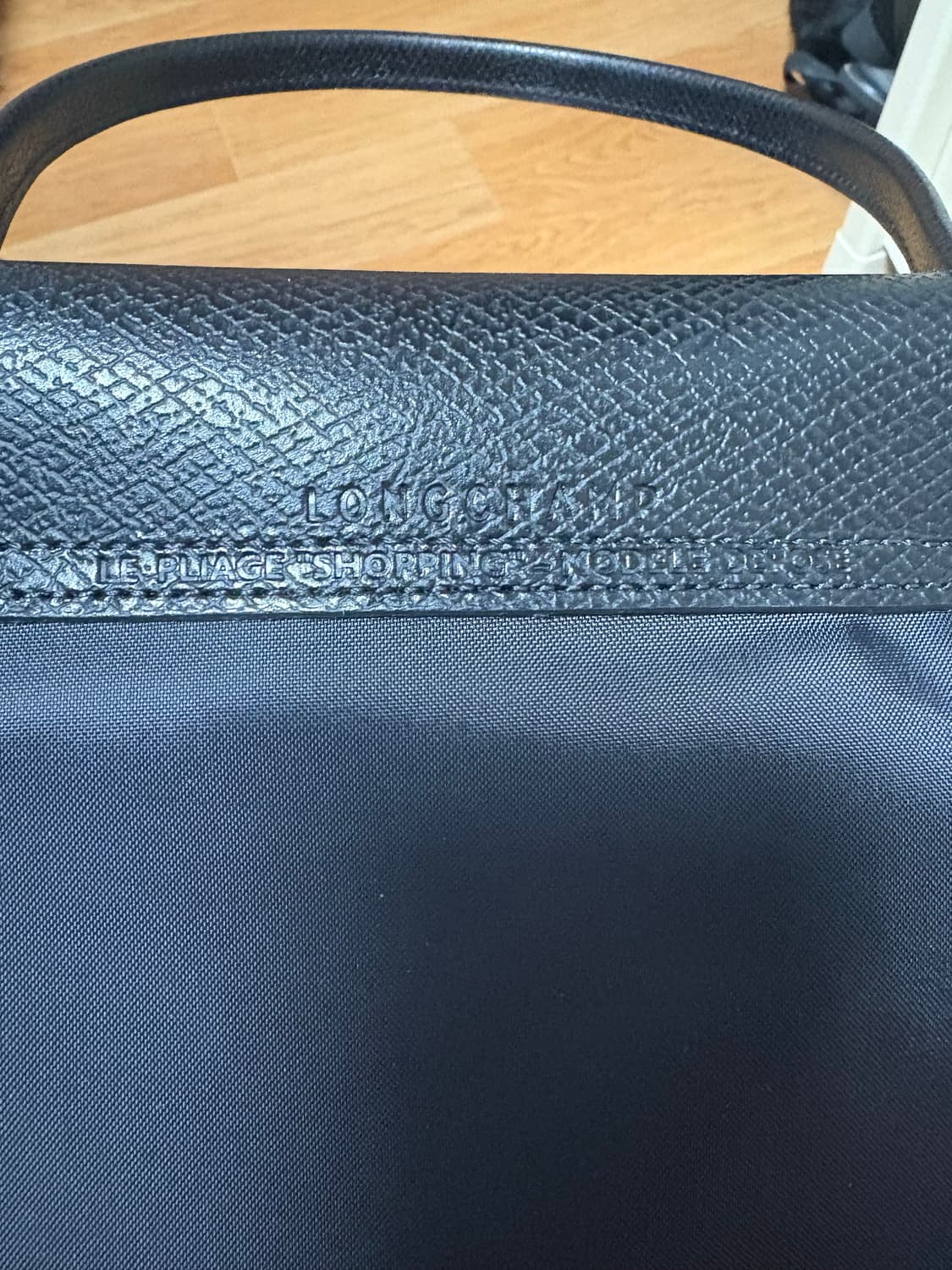 (새상품)롱샴 르플리아쥬 오리지널 L 그린핸들 블랙 상품이미지6