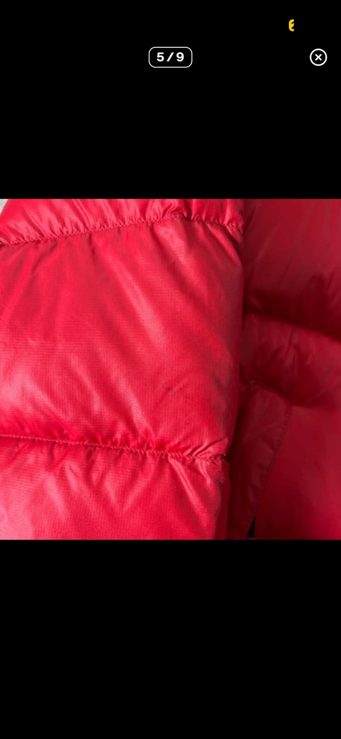 노스페이스 700 패딩 s 레드 상품이미지5