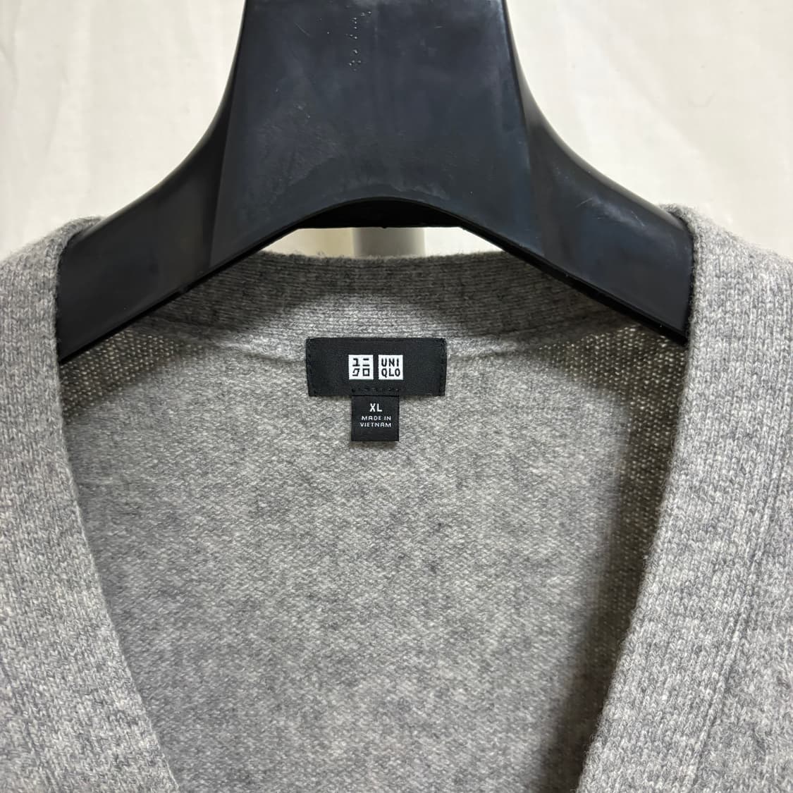 유니클로 램스울 가디건 / 그레이, XL 상품이미지4