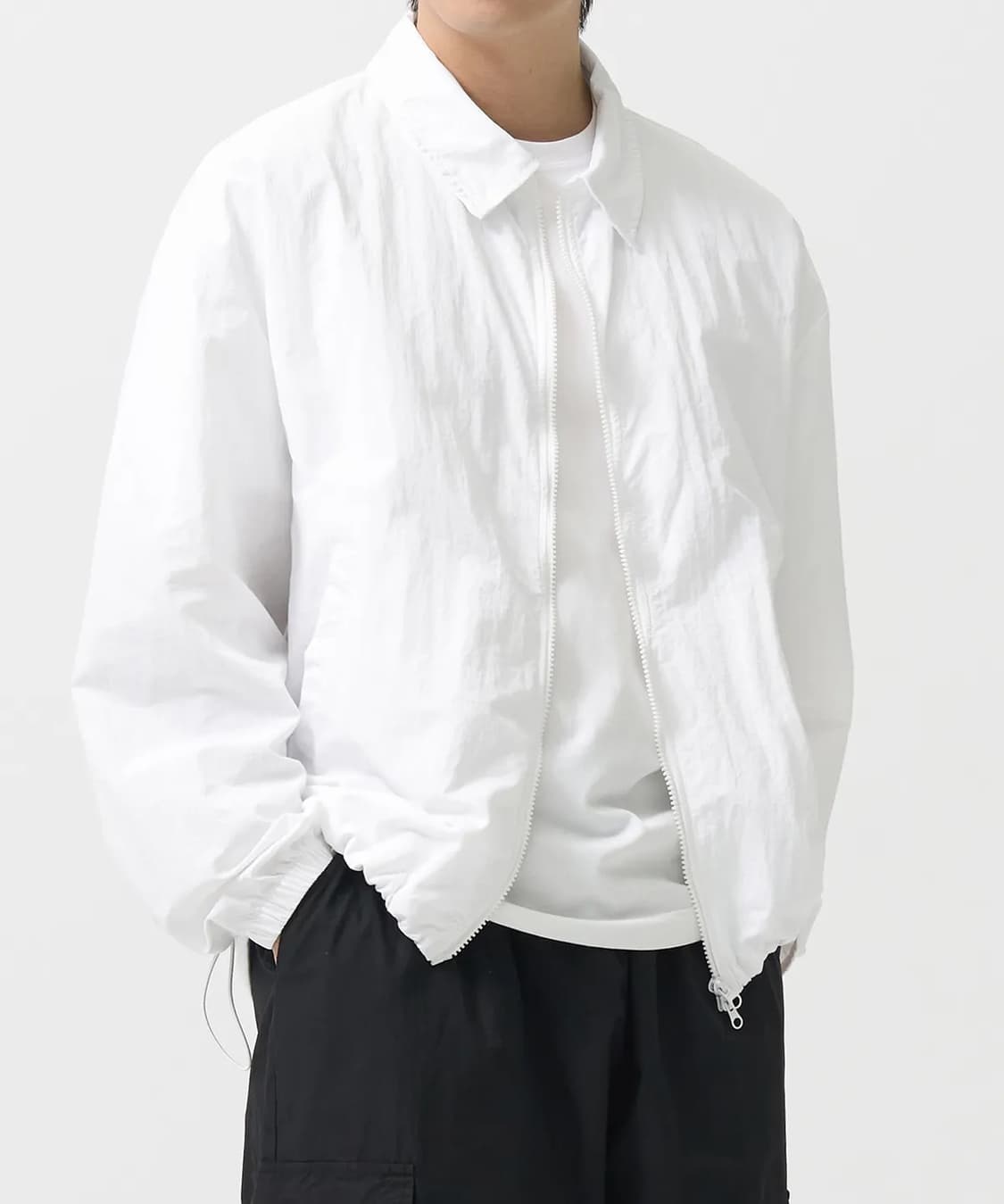 토피 투웨이 스트링 블루종 자켓 M  상품이미지1