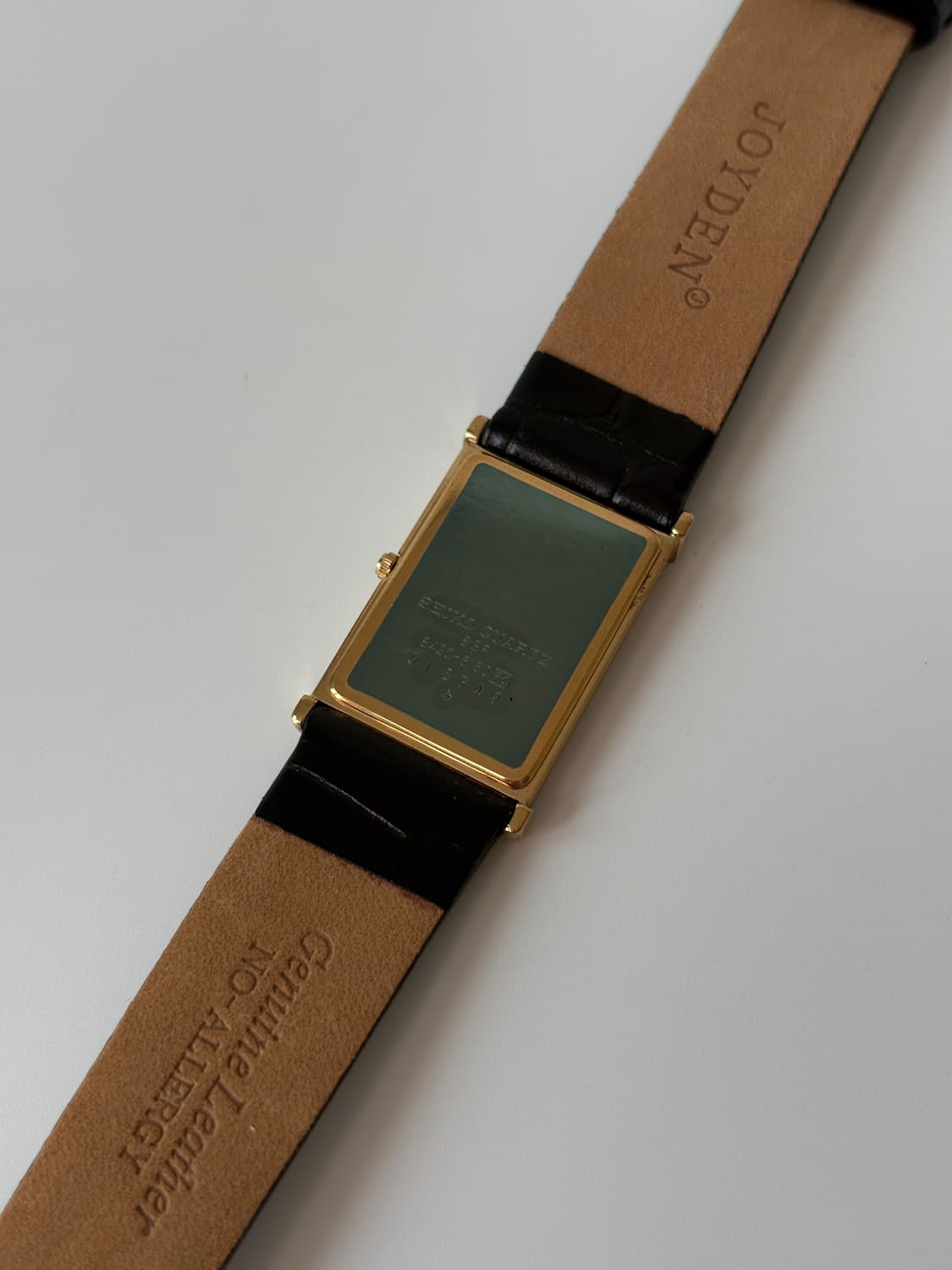 1980s Nina Ricci Gold Square Quartz 상품이미지6