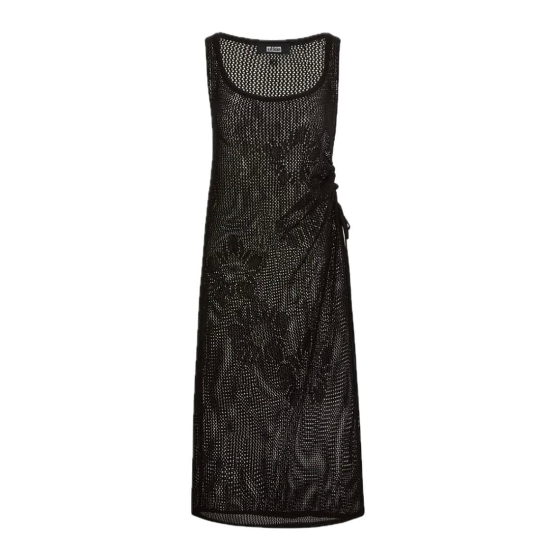 얼킨 무궁 크로셰 니트 레이어드 드레스 상품이미지1