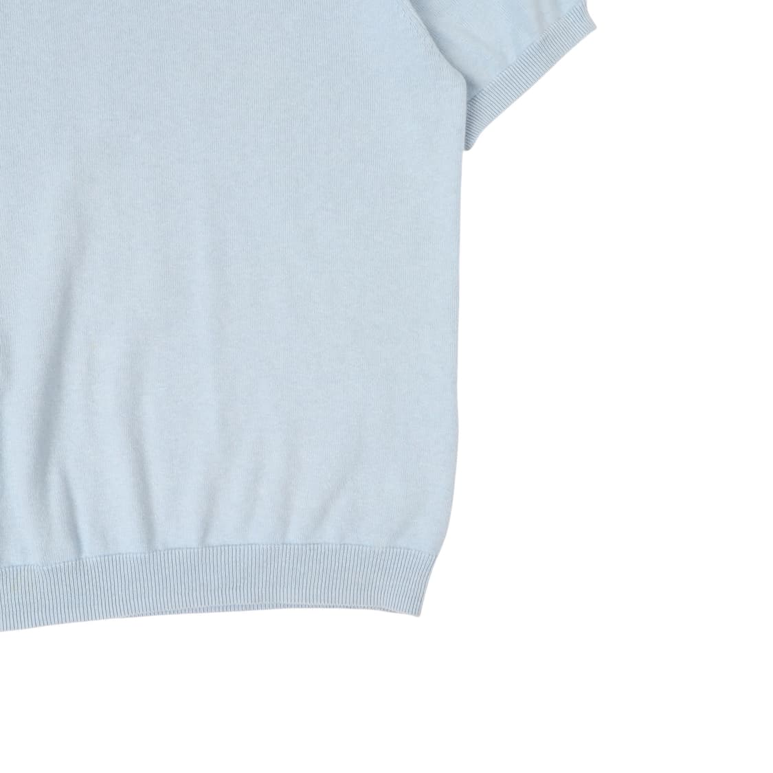 세터 엠브로이드 니트 하프 티셔츠 상품이미지4