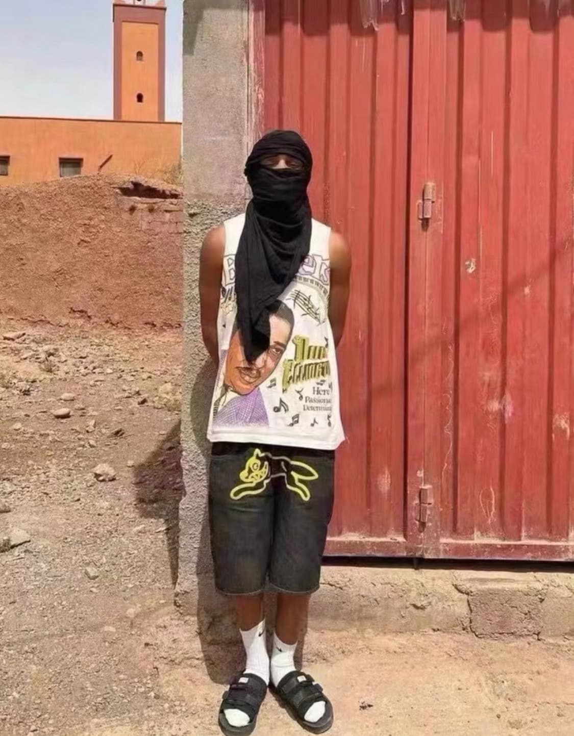 BBC 개바지 런닝 도그 프린팅 데님 M 상품이미지1