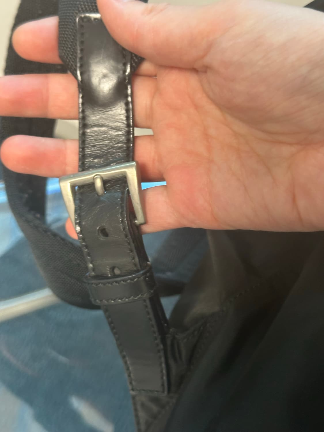 프라다 원포켓 포코노 나일론 백팩 미디엄 상품이미지4