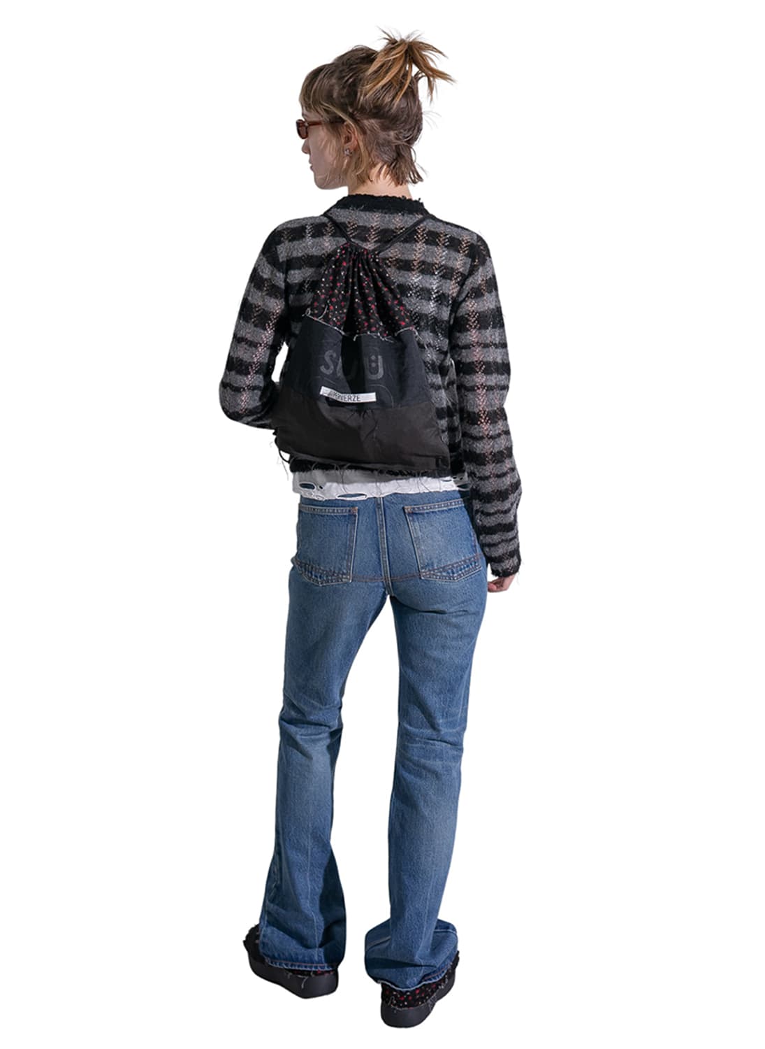 F) PERVERZE THICK STRIPE KNIT CARDIGAN 상품이미지7