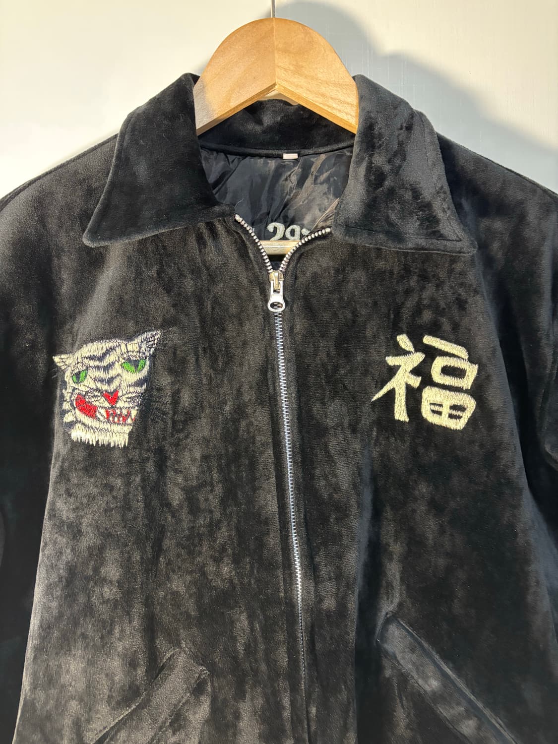 VIET-NAM 빈티지 베트남전 자수 스카잔 자켓 상품이미지5