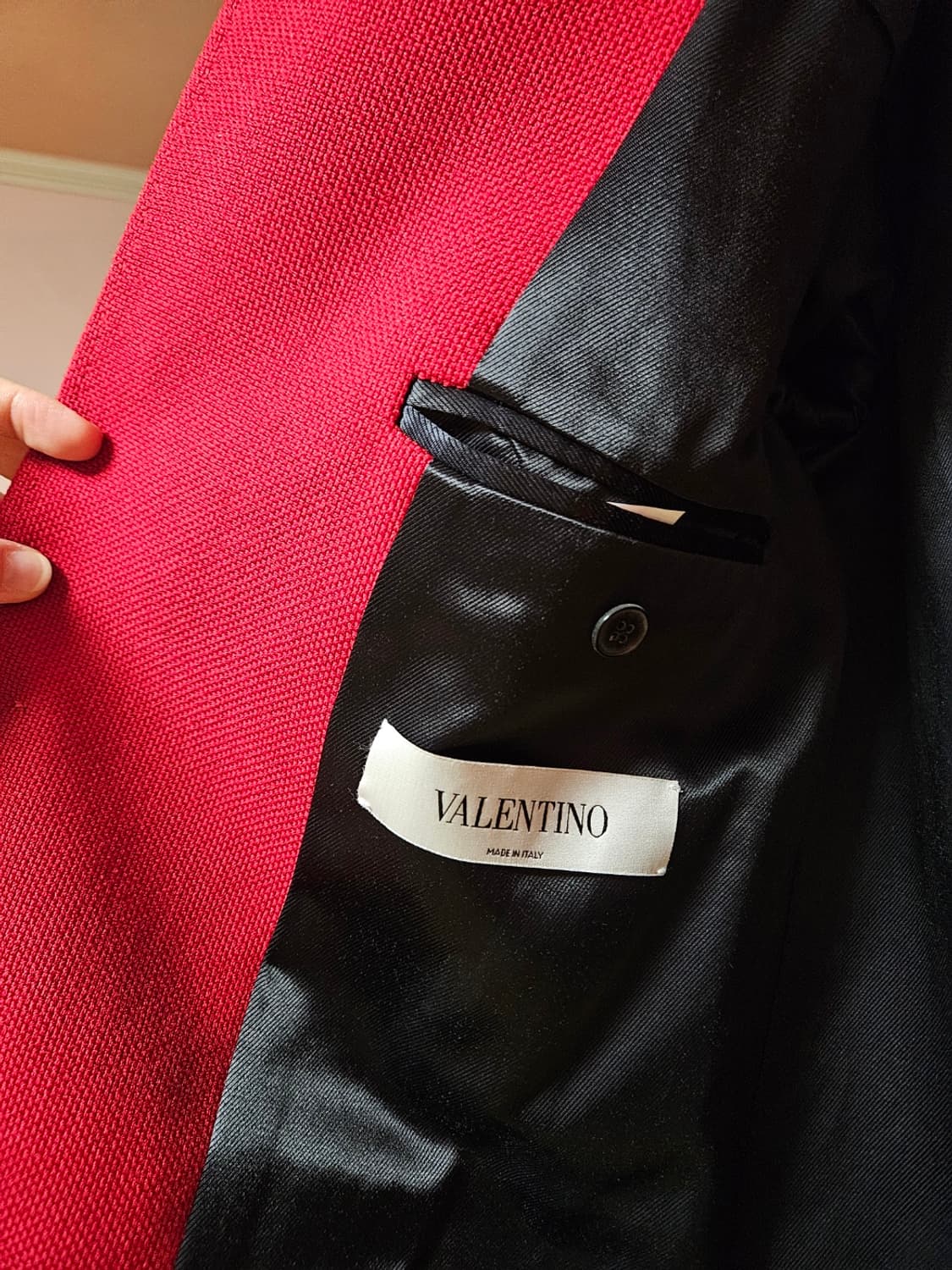 [명품] 발렌티노 싱글 울 코트 - 남성 코트 상품이미지5