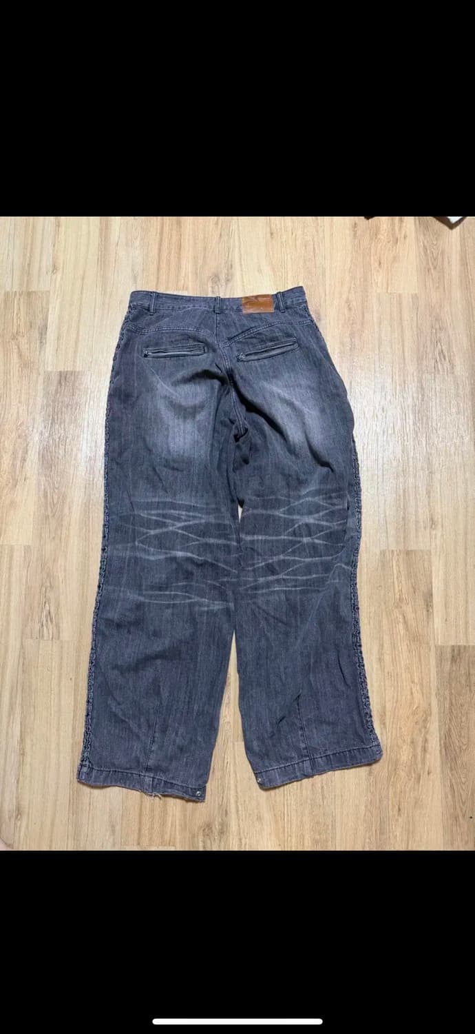 etce 블랙 데님 와이드 팬츠 M사이즈 상품이미지2