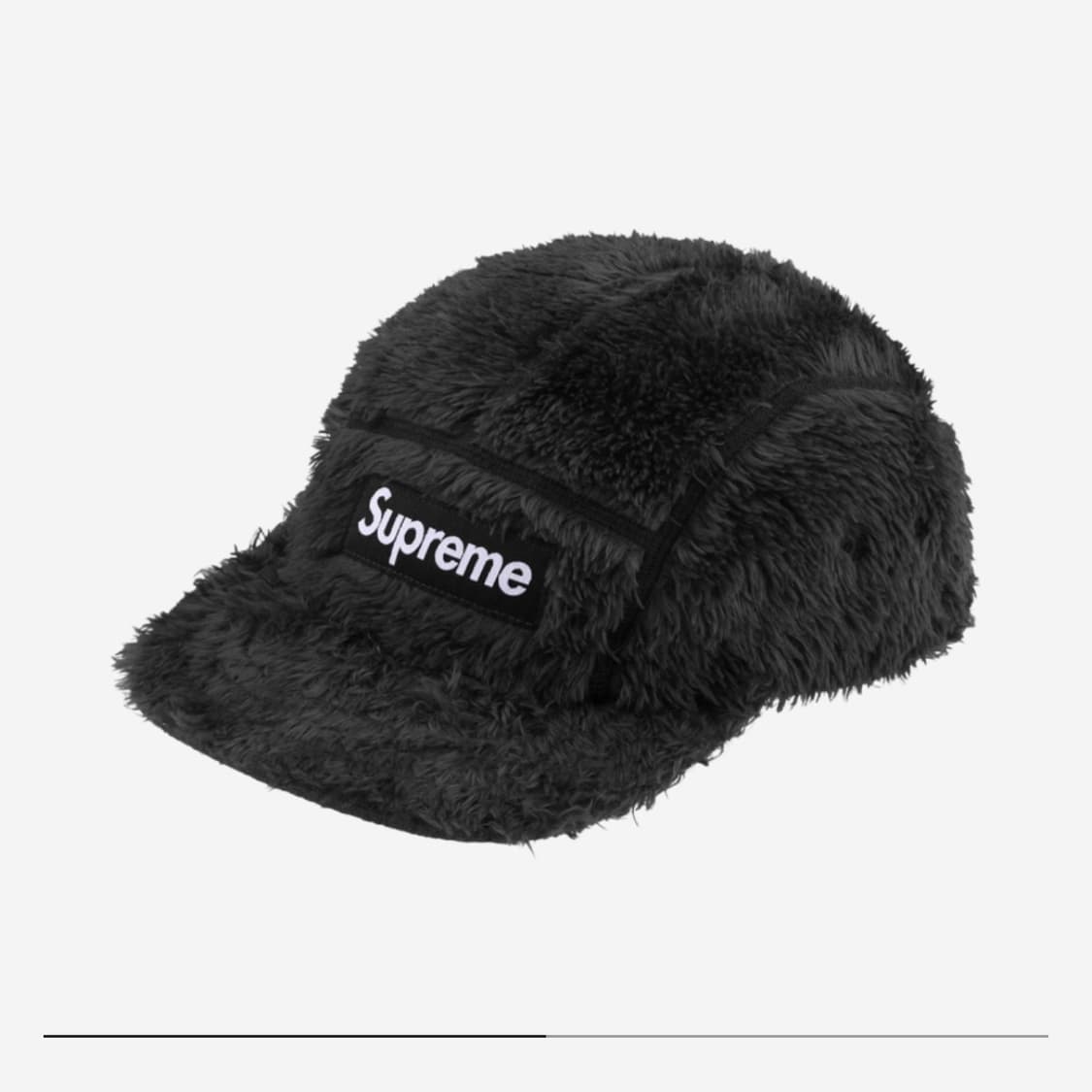 Supreme 슈프림 퍼지 캠프캡 Fuzzy Camp Cap black 상품이미지1