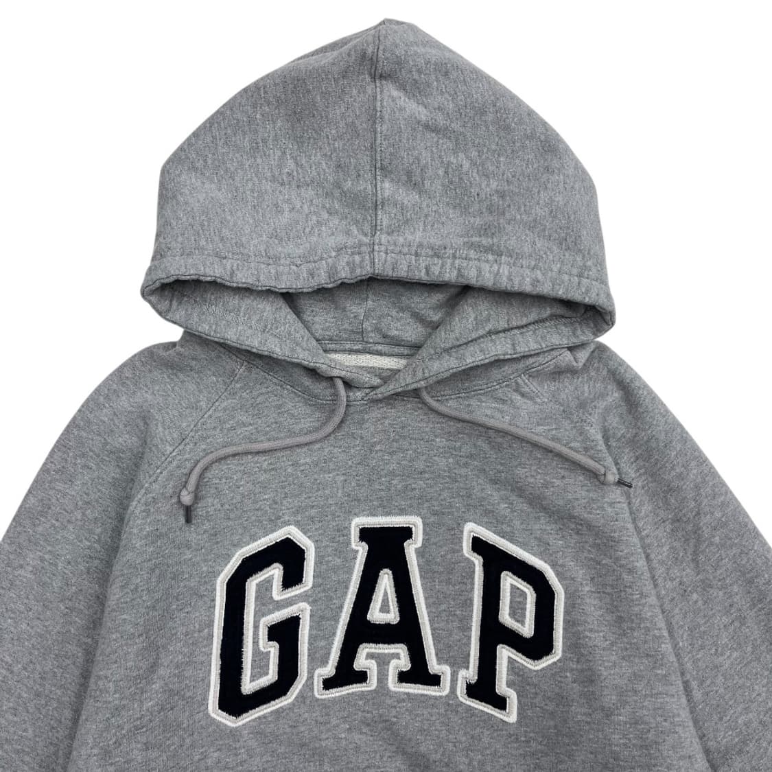 갭 센터로고 그레이 후드 M 상품이미지4