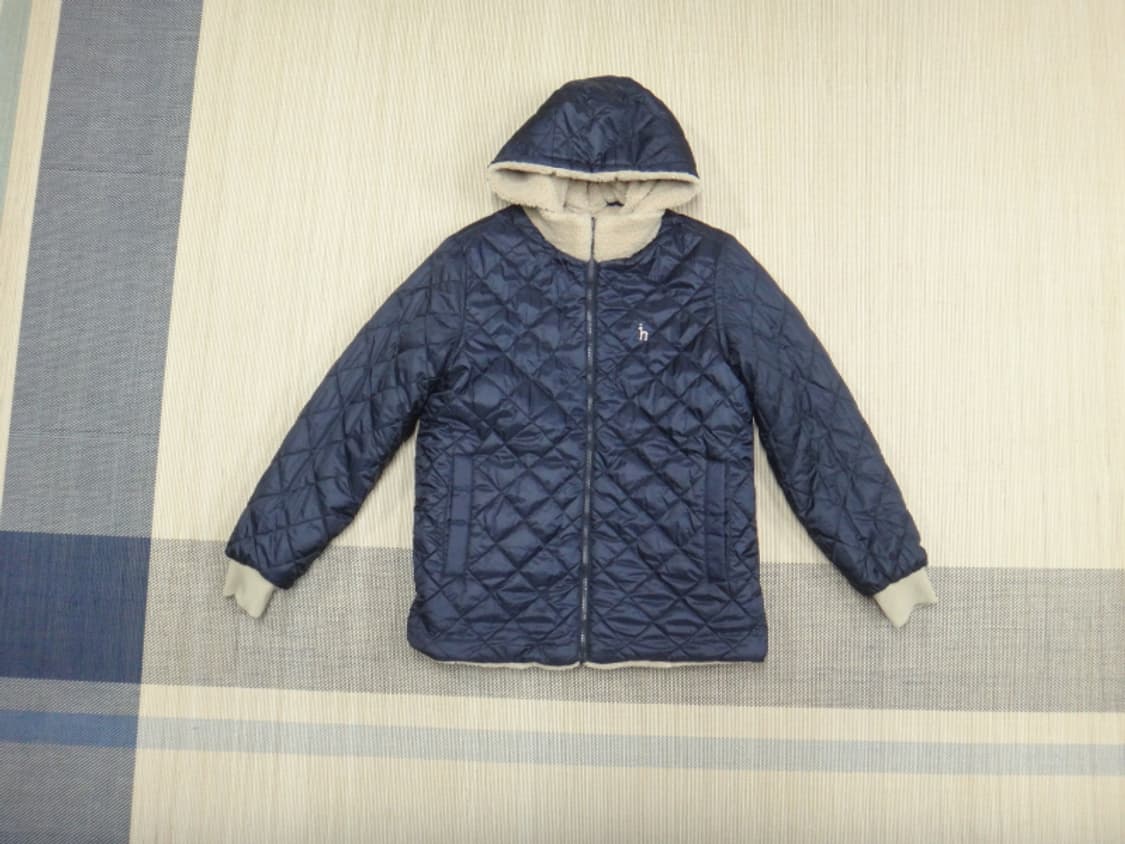 (95) 헤지스 남성 뽀글이 양털 리버시블 점퍼 상품이미지3