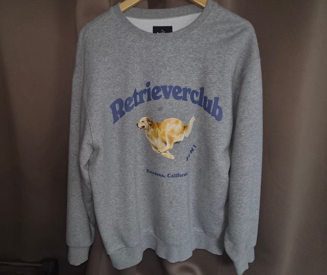 리트리버 클럽 맨투맨 L 판매합니다 !! 상품이미지1