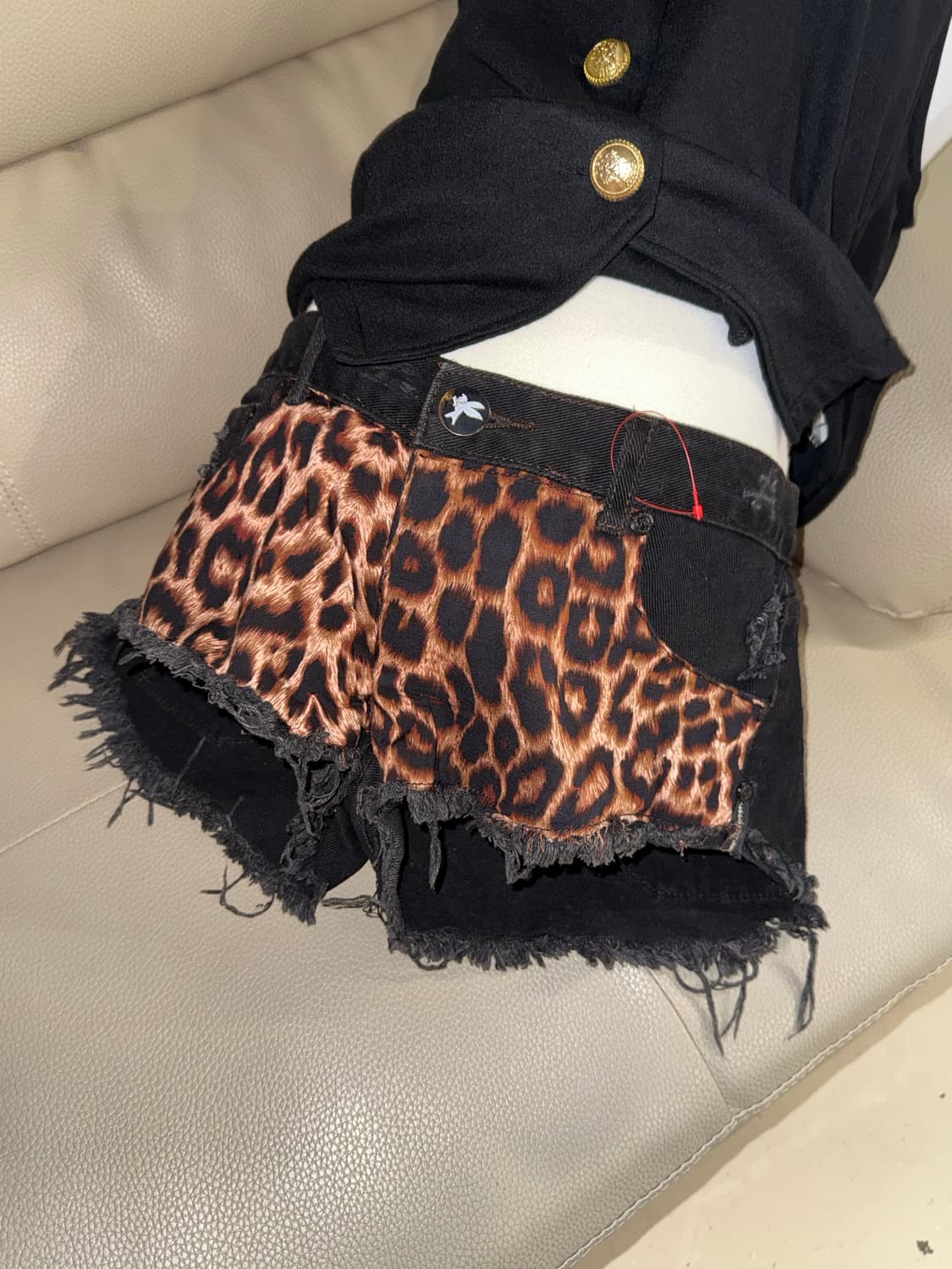 leopard pattern point shorts 상품이미지2