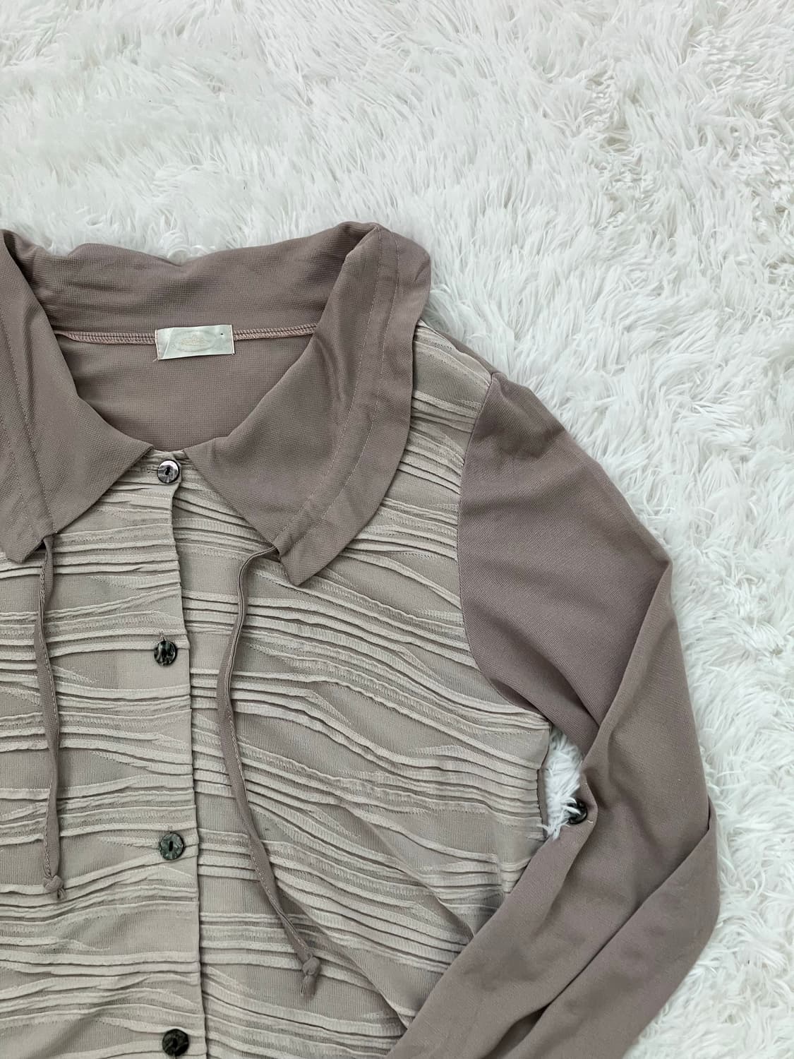 빈티지 핑크 블라우스 원피스 y2k 스트릿 갸루 펑키 일본빈티지583 상품이미지2