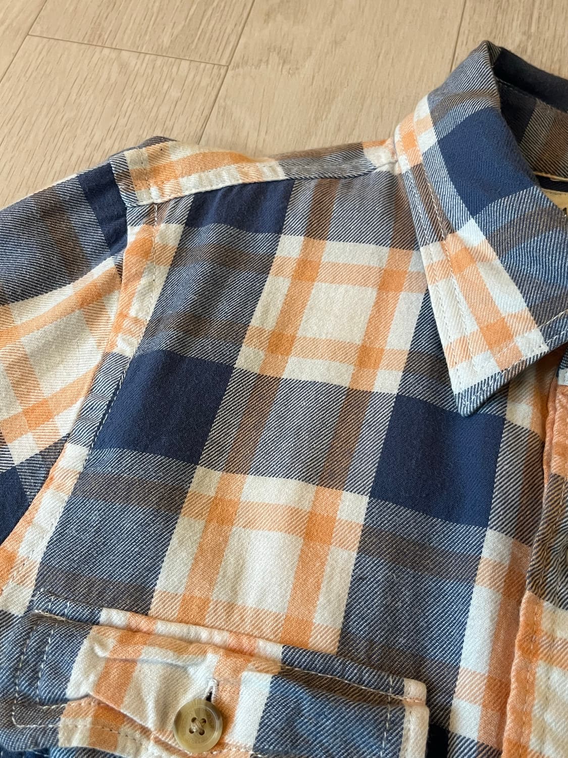 아베크롬비 체크 셔츠 L / 머슬핏 / 상태 좋음 상품이미지3