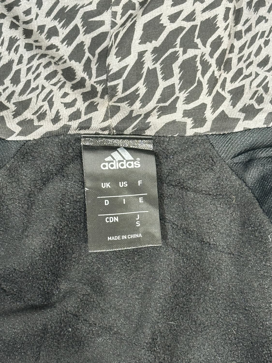 아디다스 블랙 골드 빅 로고 후드 바람막이 자켓 S 상품이미지6