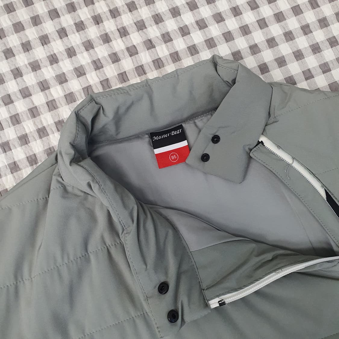 엠엔씨 사선지퍼 경량패딩 남자95~100 상품이미지3