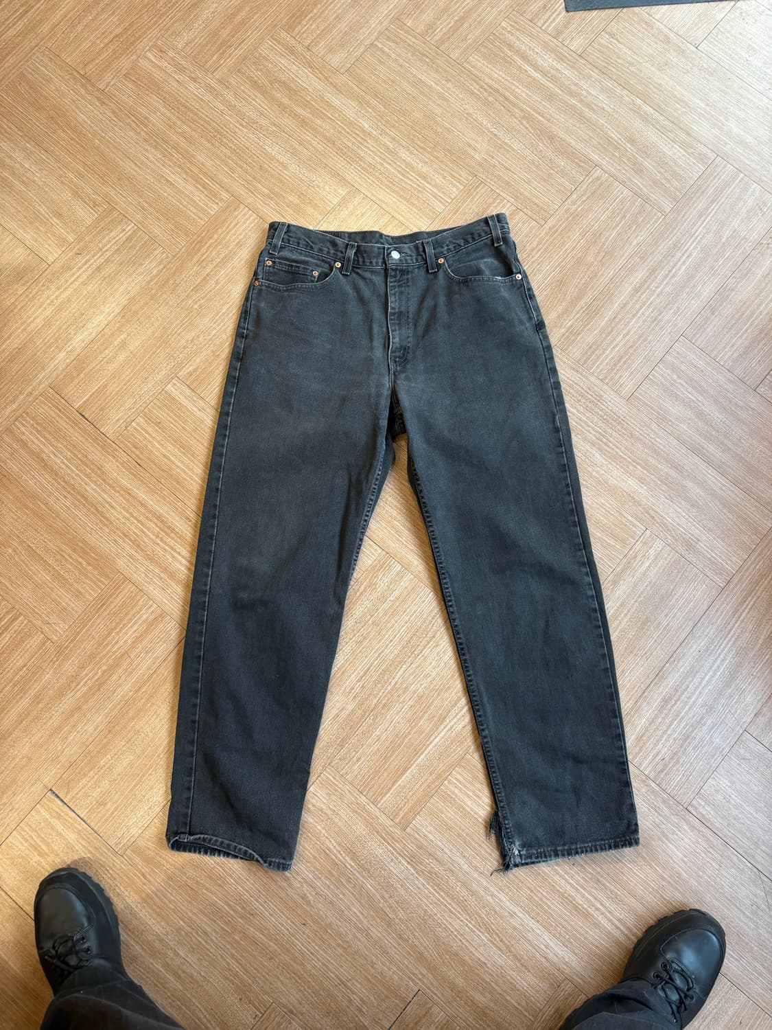 02년도05월생산 levis 550 블랙 상품이미지2
