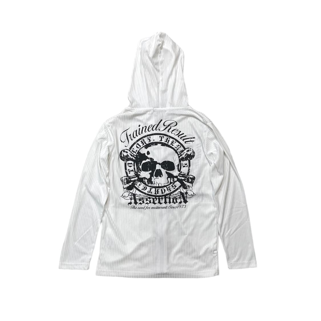 white skull hood zip-up 상품이미지2