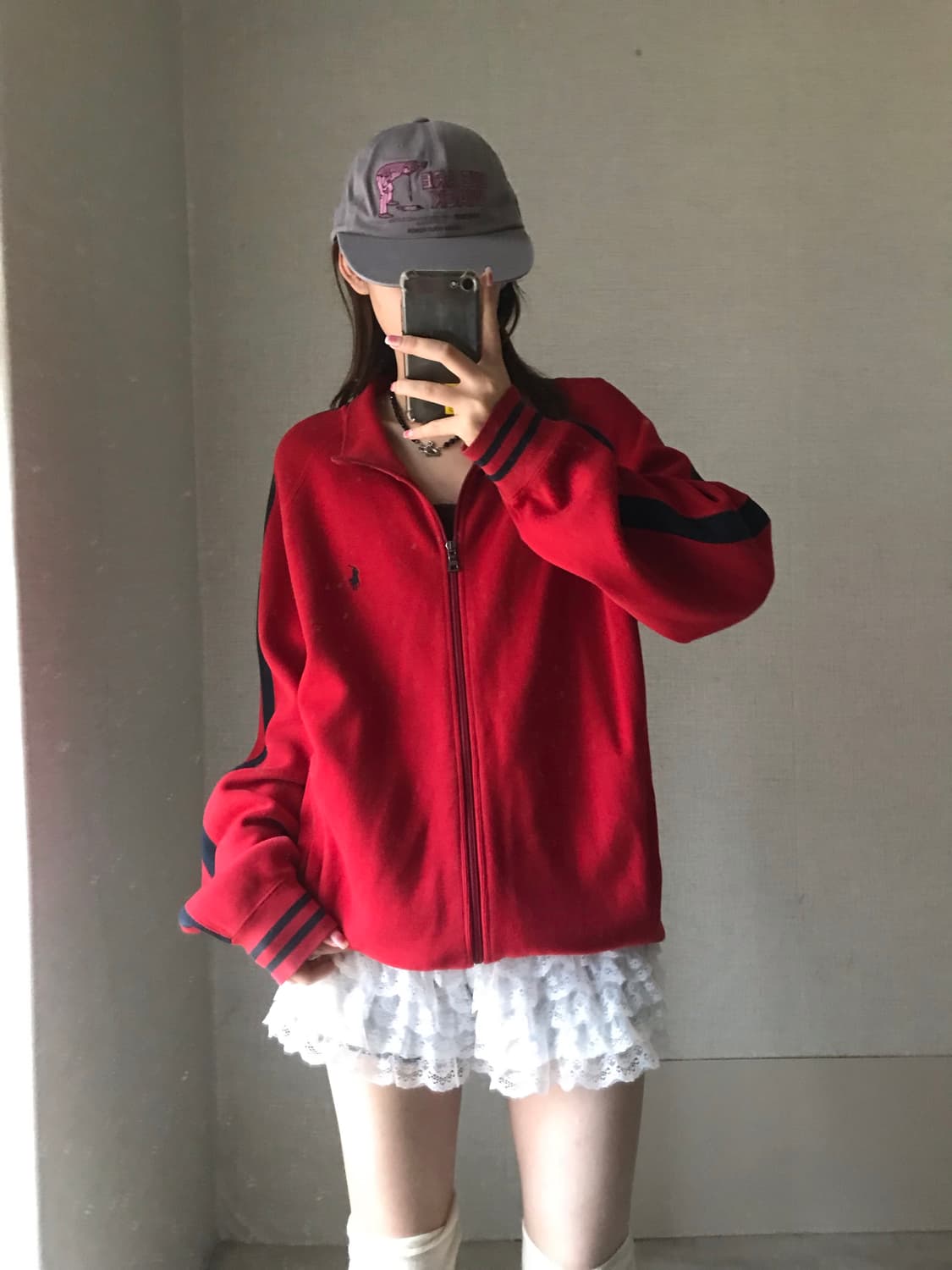 폴로 오버핏 투웨이 트랙 집업 상품이미지2