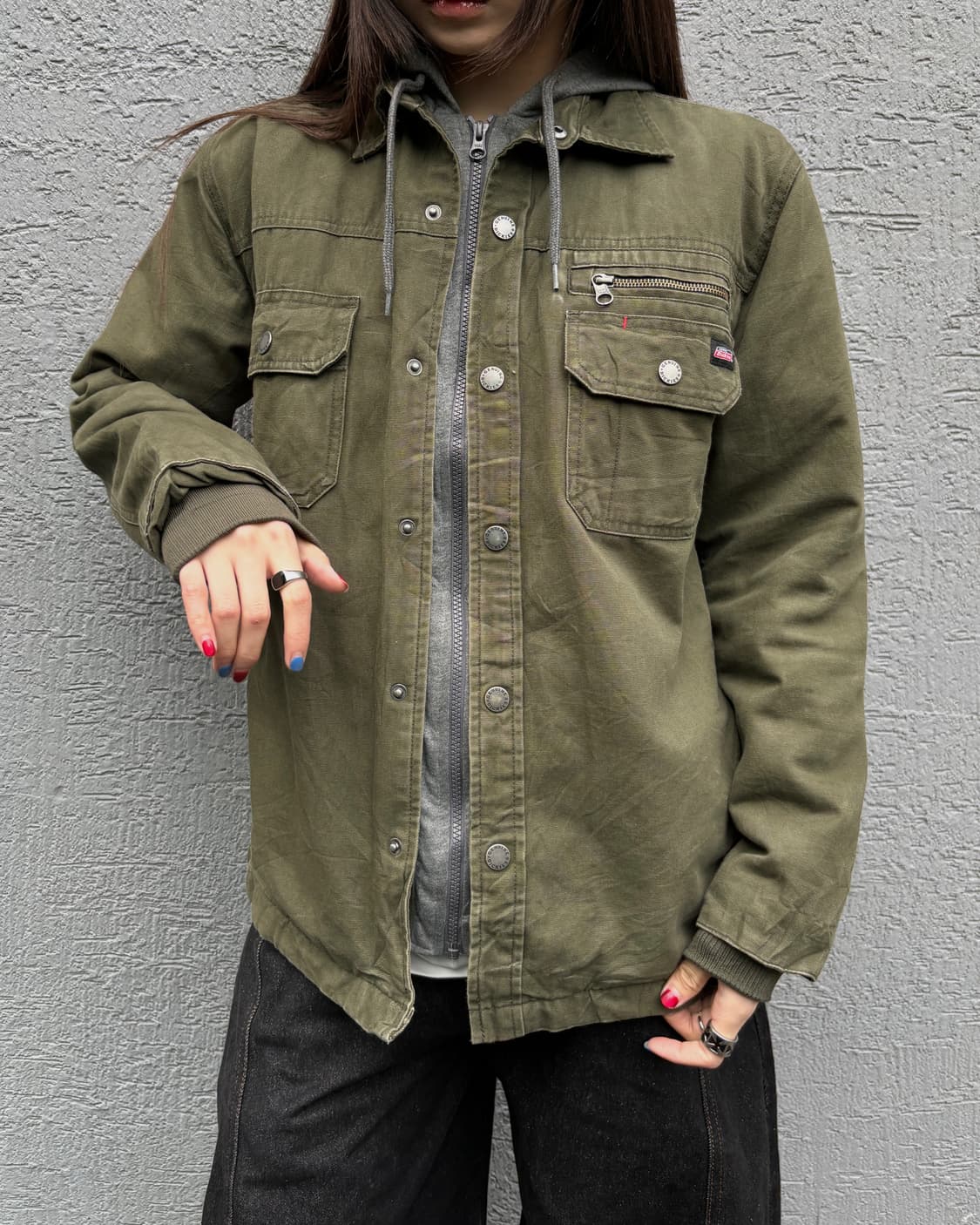 90s Dickies Vintage Khaki Work Jacket 상품이미지3