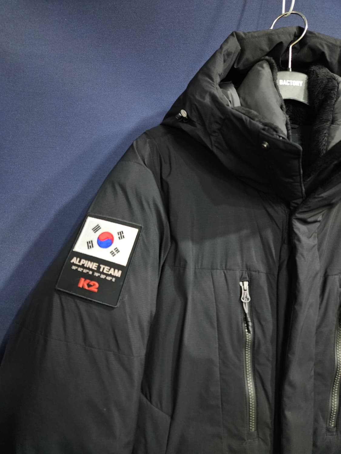 케이투 코볼트 베르시나 블랙 남성 100 구스다운 대장급 롱패딩  상품이미지5