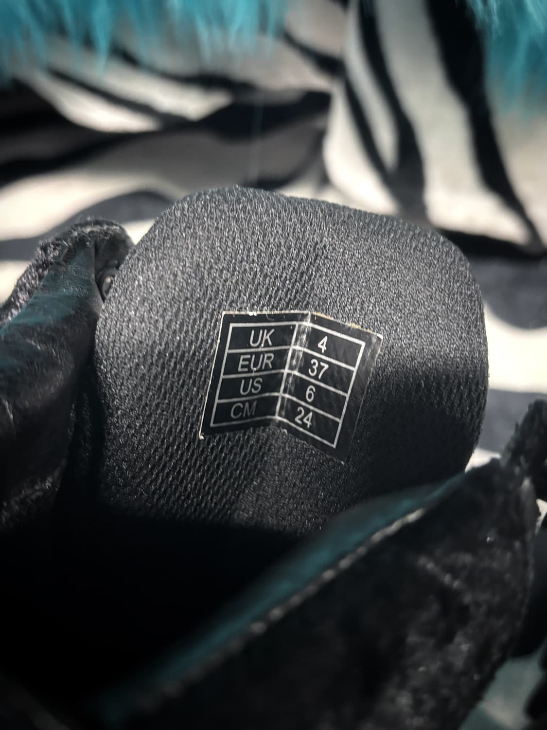 [Killstar]킬스타 벨벳 웨지통굽 부츠 블랙 상품이미지7